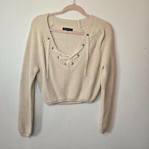 Cream sweater